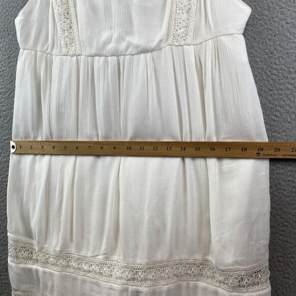 New BCBGeneration Women's Crochet Strap Open Back Short Sundress size M - Picture 10 of 14